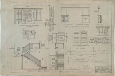 Drawing, Thompson Architectural - L.M. Gibson, Walnut Ridge