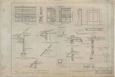 Drawing, Thompson Architectural - L.M. Gibson, Walnut Ridge