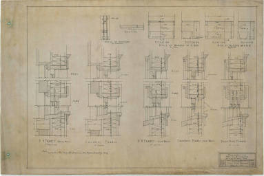 Drawing, Thompson Architectural - L.M. Gibson, Walnut Ridge