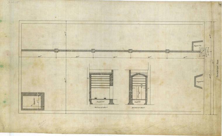 Drawing, Thompson Architectural - Albert Pfeifer & Bro. store, Little Rock