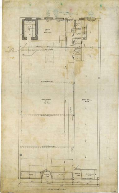 Drawing, Thompson Architectural - Albert Pfeifer & Bro. store, Little Rock