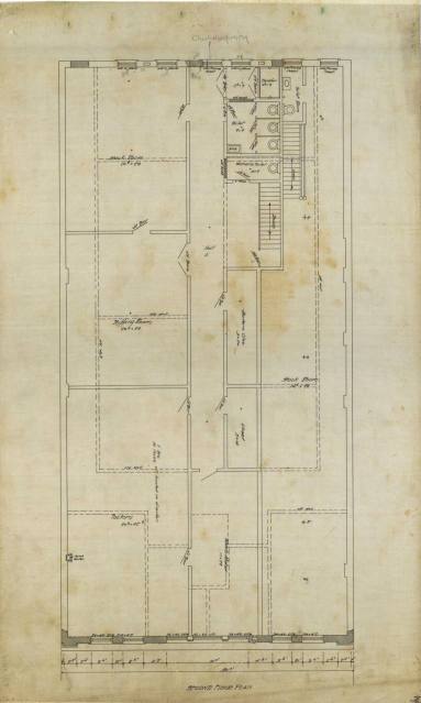 Drawing, Thompson Architectural - Albert Pfeifer & Bro. store, Little Rock