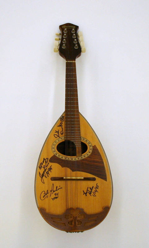 Mandolin, Autographed by Levon Helm