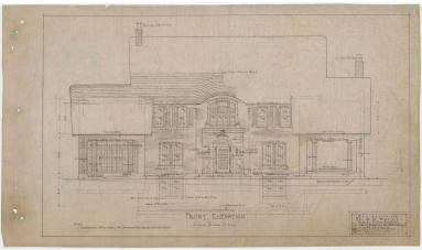 Drawing, Thompson Architectural - M.W. Hardy, Little Rock