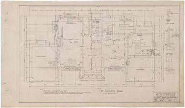 Drawing, Thompson Architectural - M.W. Hardy, Little Rock