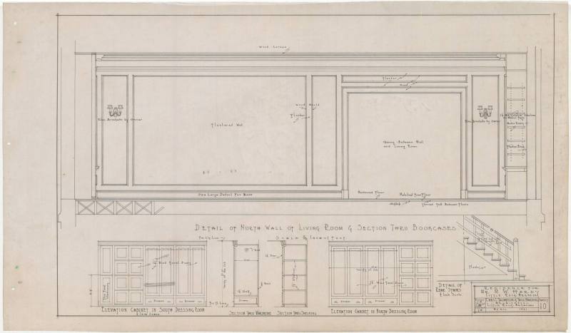 Drawing, Thompson Architectural - M.W. Hardy, Little Rock