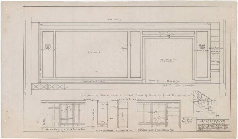 Drawing, Thompson Architectural - M.W. Hardy, Little Rock