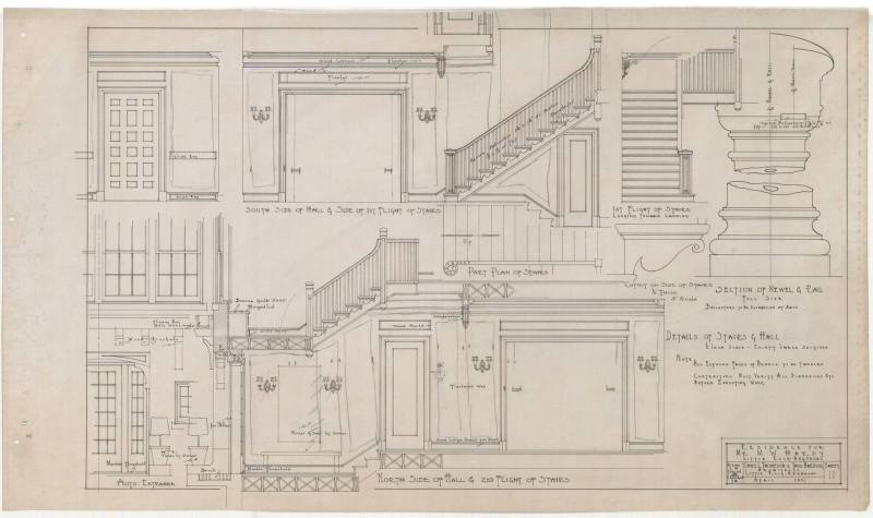 Drawing, Thompson Architectural - M.W. Hardy, Little Rock