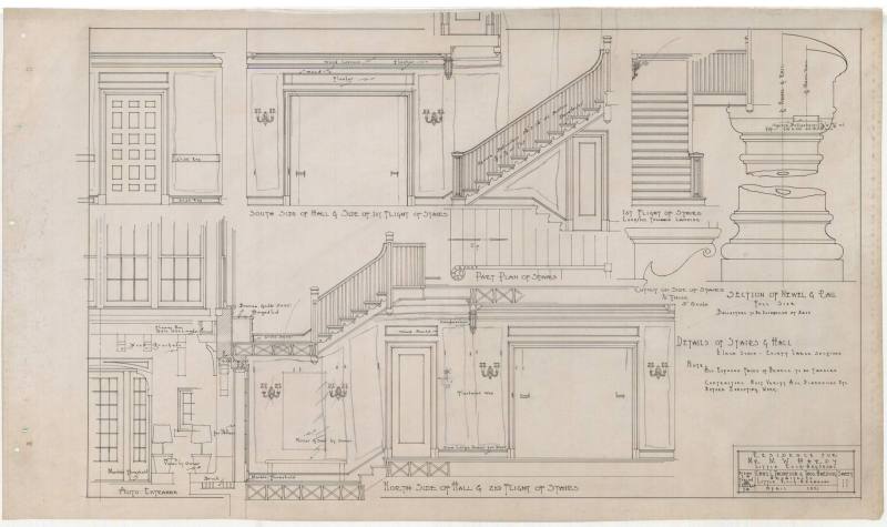 Drawing, Thompson Architectural - M.W. Hardy, Little Rock