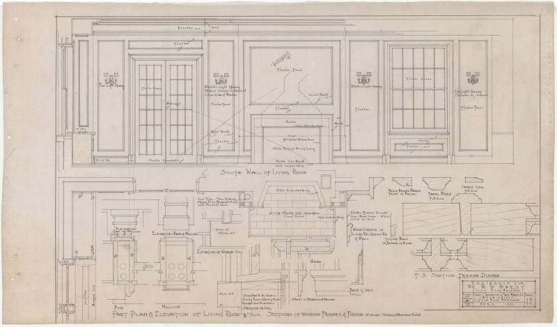 Drawing, Thompson Architectural - M.W. Hardy, Little Rock