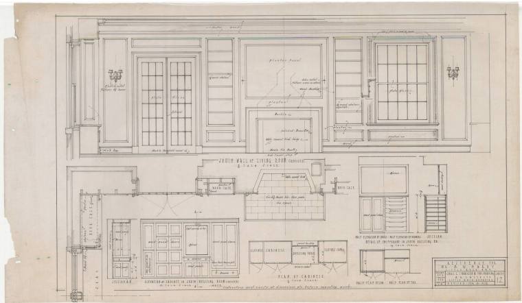 Drawing, Thompson Architectural - M.W. Hardy, Little Rock