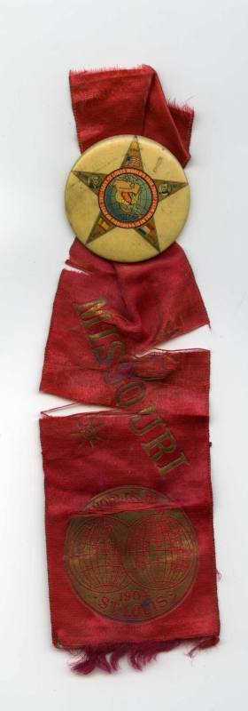 Ribbon, Commemorative - 1904 World's Fair