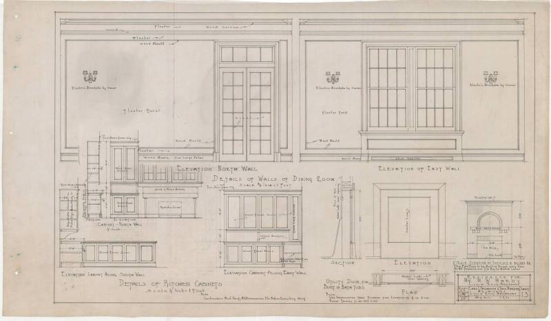 Drawing, Thompson Architectural - M.W. Hardy, Little Rock