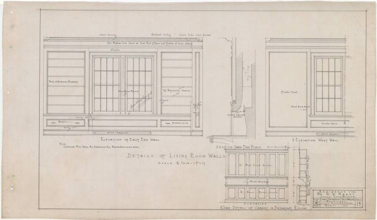 Drawing, Thompson Architectural - M.W. Hardy, Little Rock