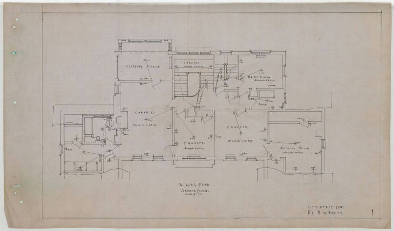 Drawing, Thompson Architectural - M.W. Hardy, Little Rock