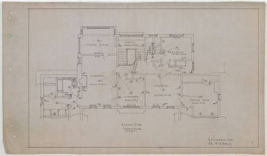 Drawing, Thompson Architectural - M.W. Hardy, Little Rock