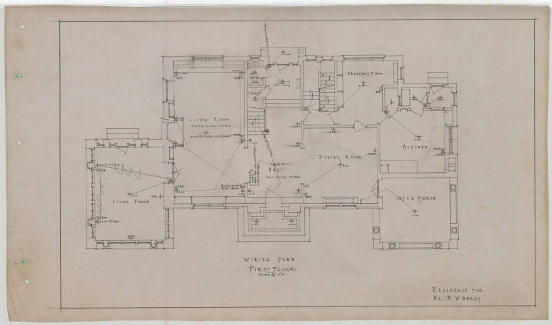 Drawing, Thompson Architectural - M.W. Hardy, Little Rock