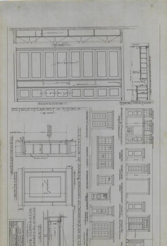 Drawing, Thompson Architectural - Women's Tubercular Ward, Little Rock