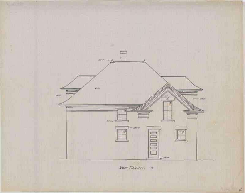 Drawing, Thompson Architectural - Gus Blass stables, Little Rock