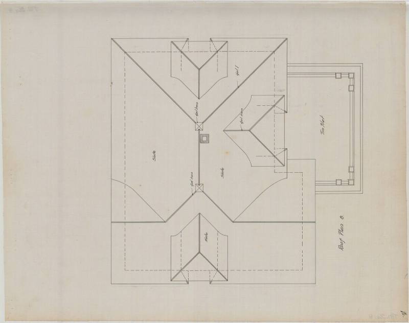 Drawing, Thompson Architectural - Gus Blass stables, Little Rock