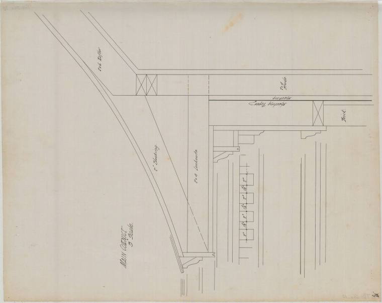 Drawing, Thompson Architectural - Gus Blass stables, Little Rock