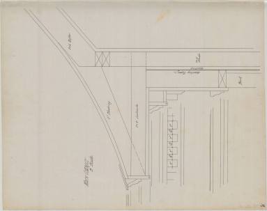 Drawing, Thompson Architectural - Gus Blass stables, Little Rock