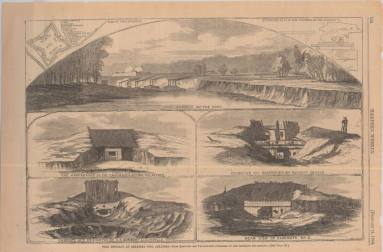 Print, Fort Hindman at Arkansas Post