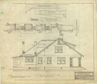 Drawing, Thompson Architectural - Fred Bryson, Baucum