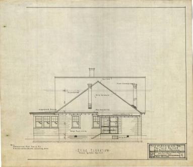 Drawing, Thompson Architectural - Fred Bryson, Baucum