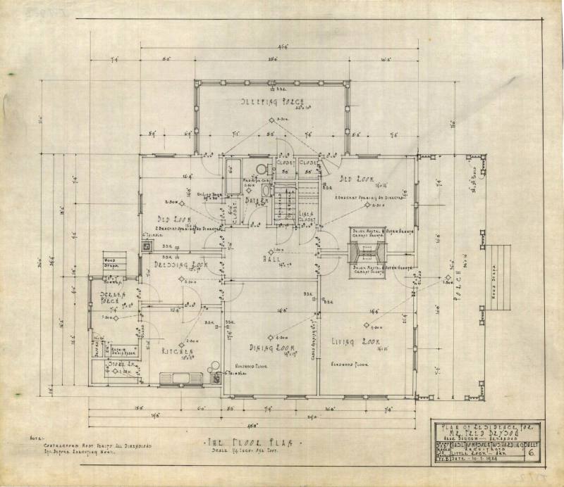 Drawing, Thompson Architectural - Fred Bryson, Baucum