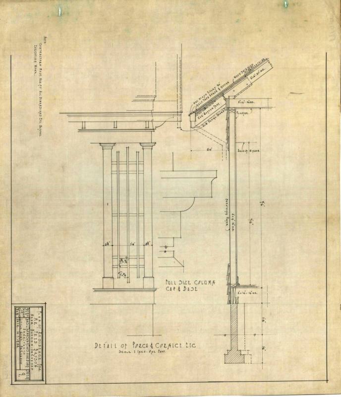 Drawing, Thompson Architectural - Fred Bryson, Baucum