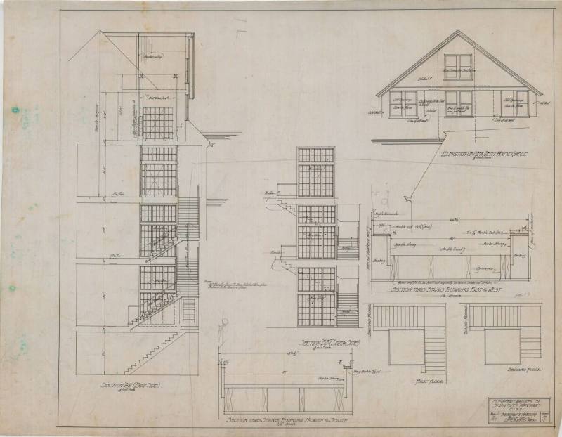 Drawing, Thompson Architectural - St. Vincent's Infirmary, Little Rock