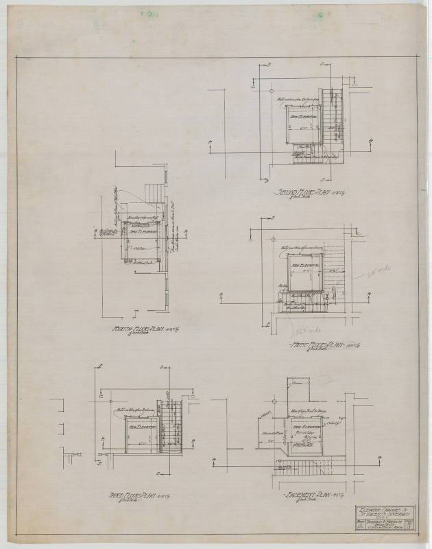 Drawing, Thompson Architectural - St. Vincent's Infirmary, Little Rock