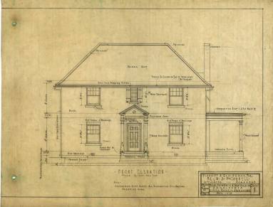 Drawing, Thompson Architectural - W.B. McConnell, Little Rock