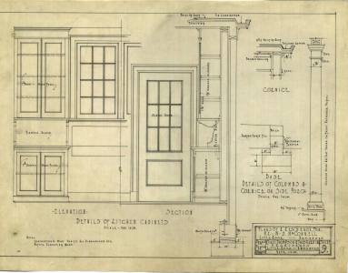 Drawing, Thompson Architectural - W.B. McConnell, Little Rock