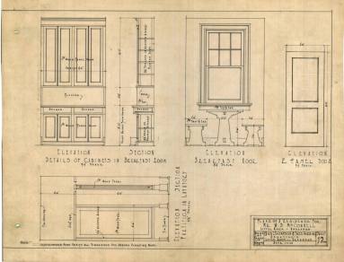 Drawing, Thompson Architectural - W.B. McConnell, Little Rock