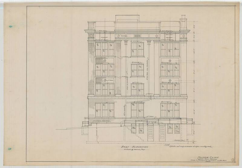 Drawing, Thompson Architectural - UAMS Folsom Clinic, Little Rock