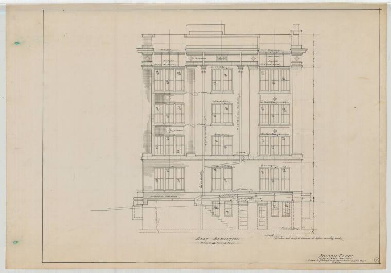 Drawing, Thompson Architectural - UAMS Folsom Clinic, Little Rock