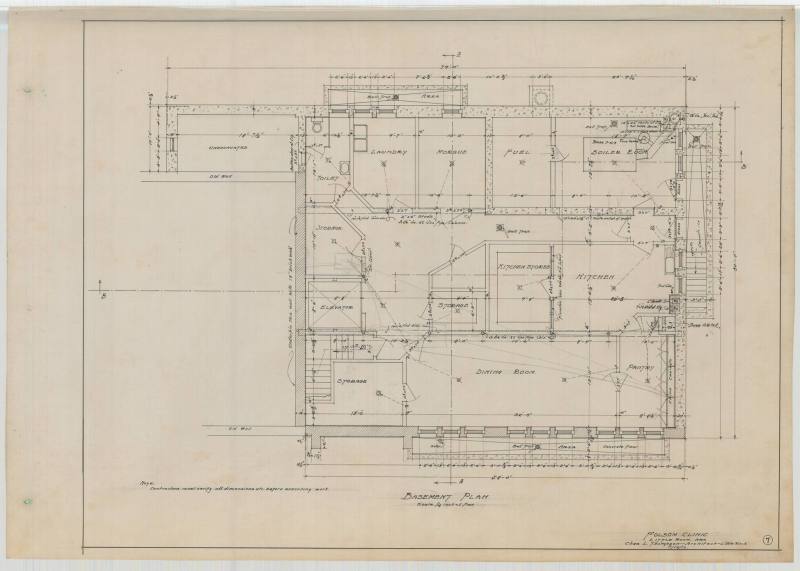 Drawing, Thompson Architectural - UAMS Folsom Clinic, Little Rock