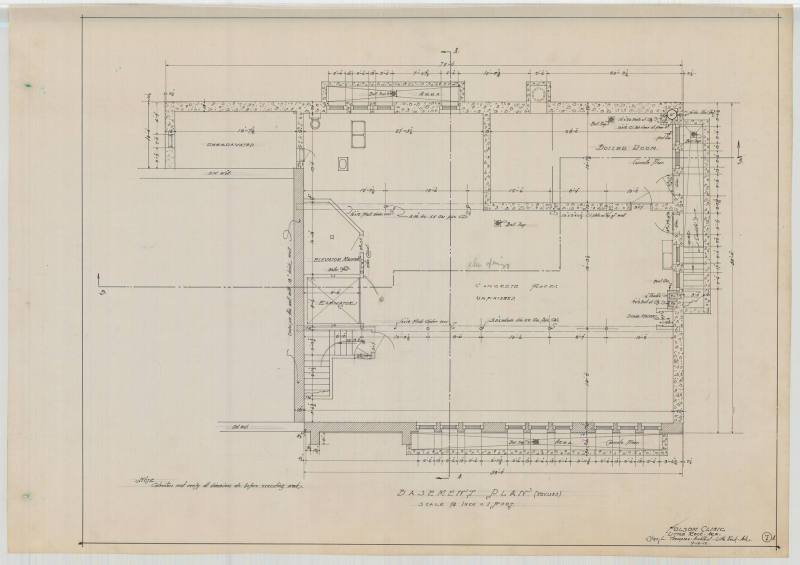 Drawing, Thompson Architectural - UAMS Folsom Clinic, Little Rock