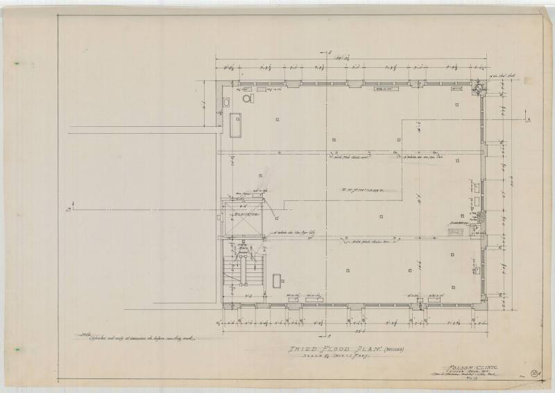 Drawing, Thompson Architectural - UAMS Folsom Clinic, Little Rock