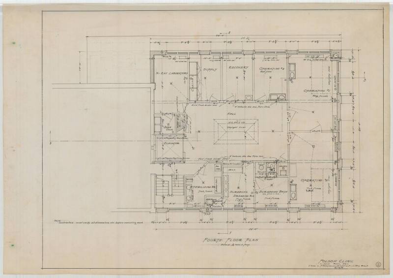 Drawing, Thompson Architectural - UAMS Folsom Clinic, Little Rock