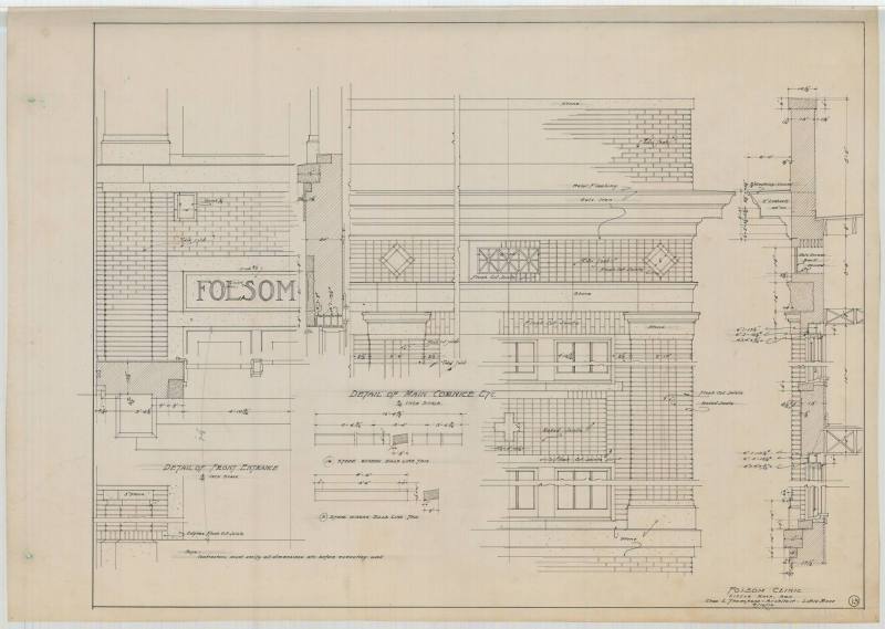 Drawing, Thompson Architectural - UAMS Folsom Clinic, Little Rock