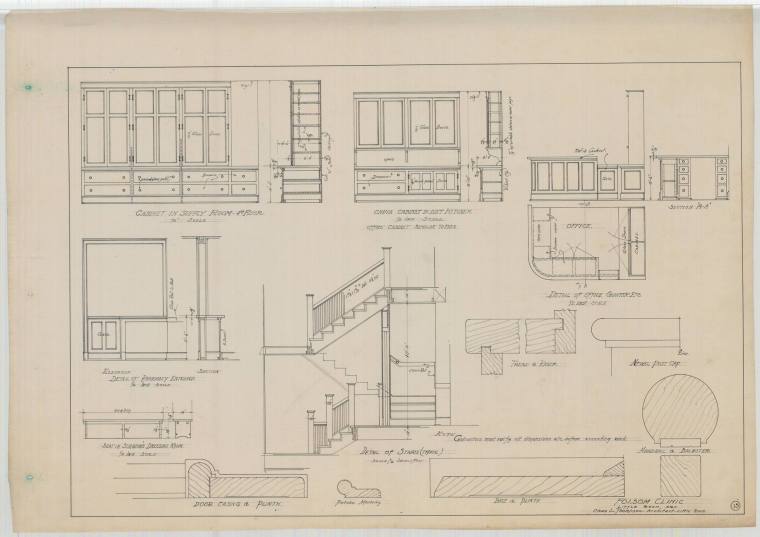 Drawing, Thompson Architectural - UAMS Folsom Clinic, Little Rock