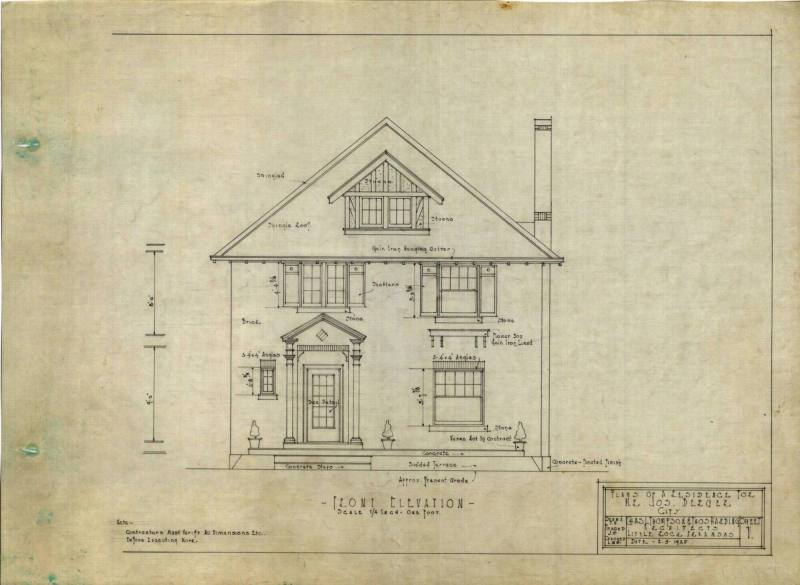 Drawing, Thompson Architectural - Joseph Berger, Little Rock