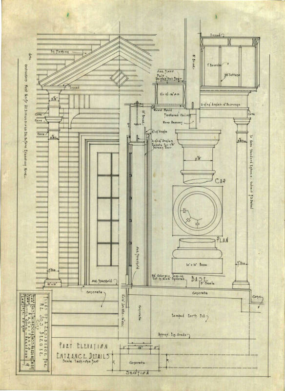 Drawing, Thompson Architectural - Joseph Berger, Little Rock