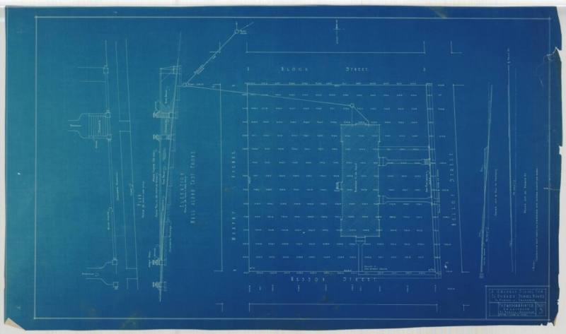 Drawing, Thompson Architectural - Yocum School, El Dorado