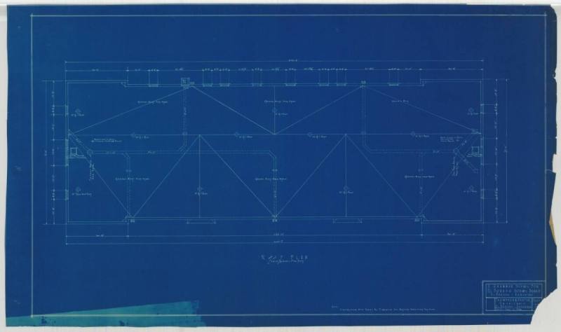 Drawing, Thompson Architectural - Yocum School, El Dorado