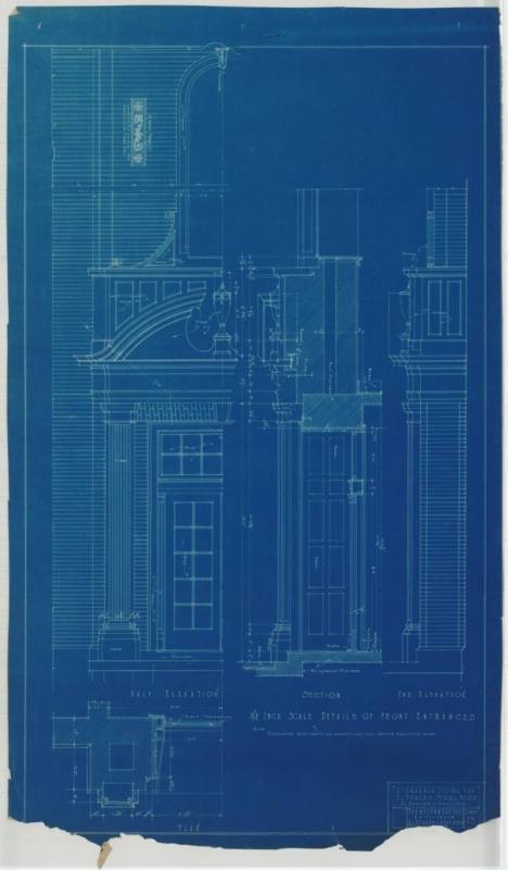 Drawing, Thompson Architectural - Yocum School, El Dorado