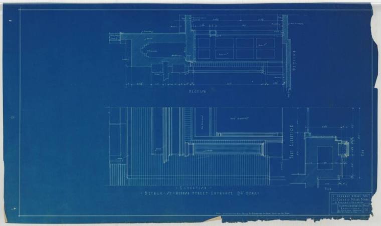 Drawing, Thompson Architectural - Yocum School, El Dorado